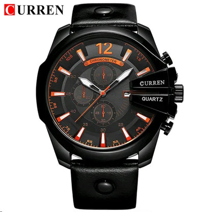 CURREN Brand Leather Watch-8176